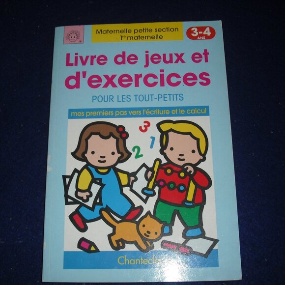 Livre de jeux et d'exercices pour les tout petits French New Paperback - Picture 1 of 1
